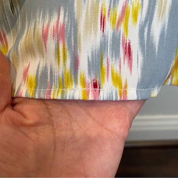 Pinch Multicolor Watercolor Floral Midi Dress Size Large - Picture 7 of 10